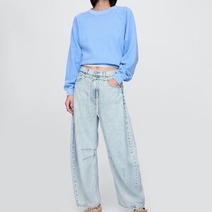 High Rise UltraSoft Horseshoe Gap Jeans